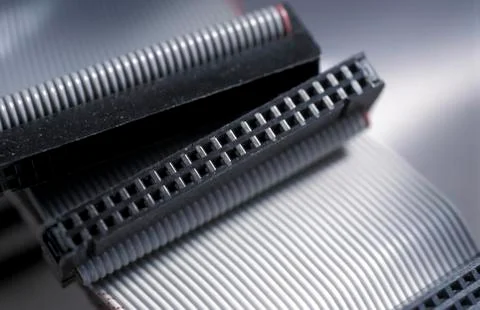 Computer design cable connection data pcs pc Stock Photos