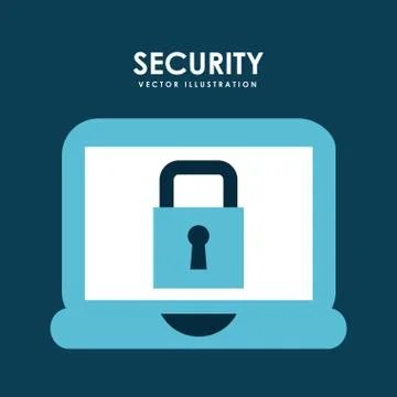Computer design over blue background vector illustration 스톡 일러스트