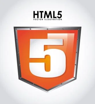 Computer design over gray background vector illustration Stockillustratie