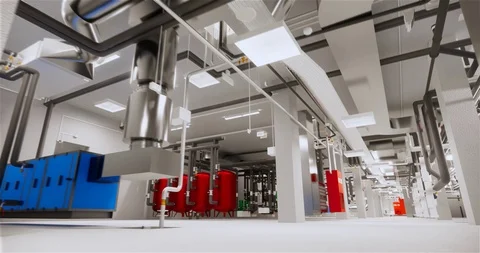 Computer design of utilities of building at BIM technology Stock Footage 116788037