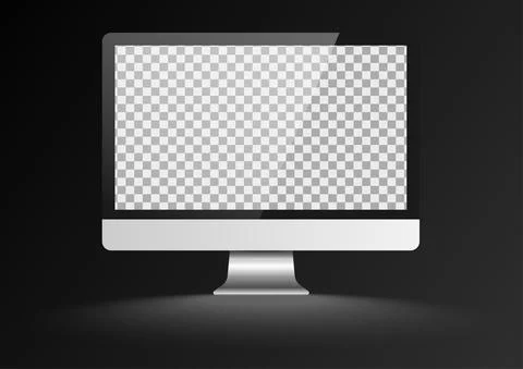 Computer desktop blank screen. Stock Illustration