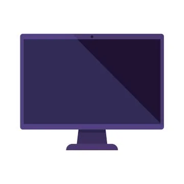 Computer desktop device isolated icon Stock Illustration