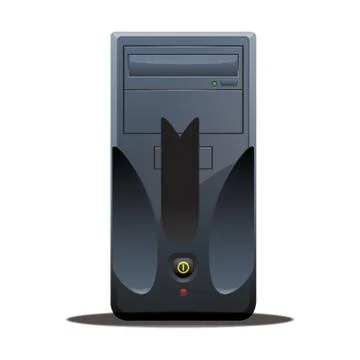 Computer Desktop Illustrazione stock