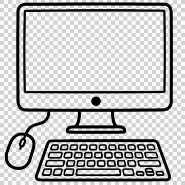 Computer desktop Stock-Illustration