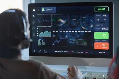 Computer developer working at office Foto stock