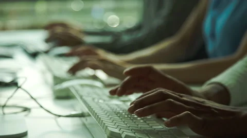 Computer developers at work Stock Footage 63283702