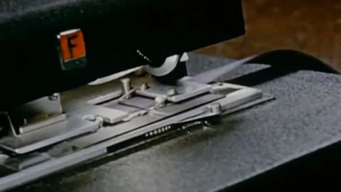 Computer development. Development and modernization of the first computers.  Stock Footage 235867926