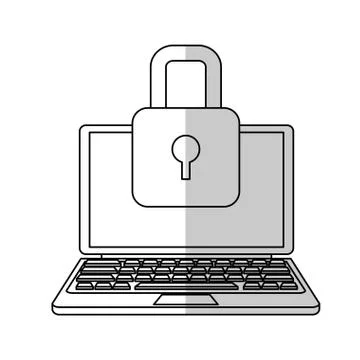 Computer device icon Illustrazione stock