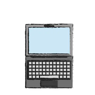 Computer device icon Stock Illustration