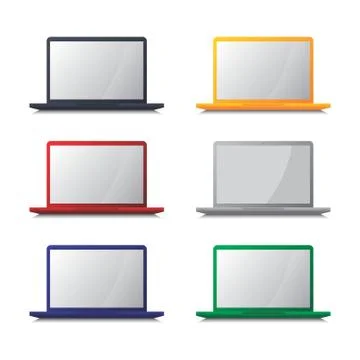 Computer device Illustrazione stock