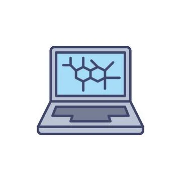 Computer Diagnostic related vector icon. 스톡 일러스트