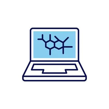 Computer Diagnostic related vector icon. Illustrazione stock