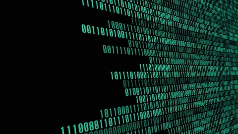 Computer digital code 4k backgrounds Video stock 161632900