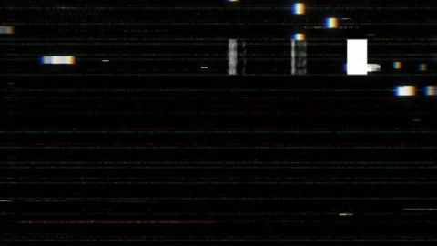 Computer Digital Glitch, Screen Damaged, Abstract Noise Distortion Stock Footage 313950291
