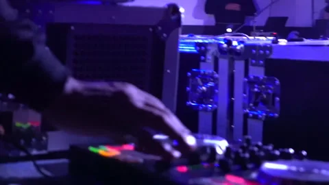 Computer Disc Jockey DJ Stock Footage 278135606