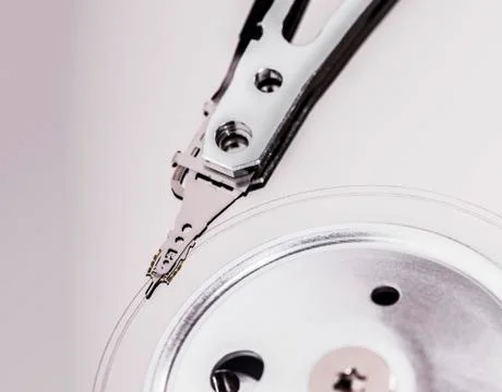 Computer disk close up Stock Photos