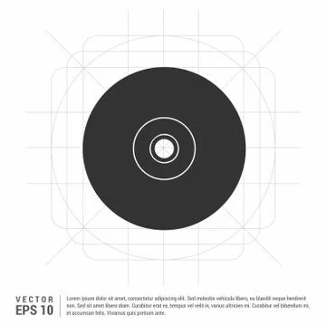 Computer disk icon 스톡 일러스트