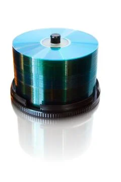 Computer disks isolated Stock Photos