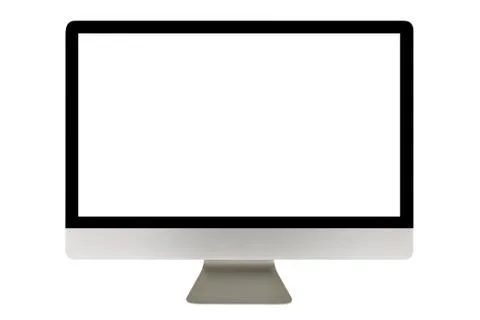 Computer display with blank screen Foto stock