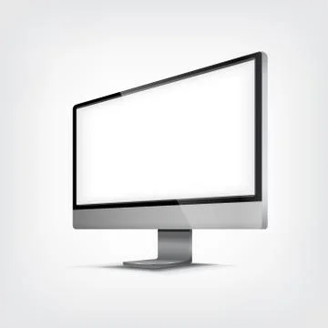Computer Display, Graphic Concept Stock Illustration