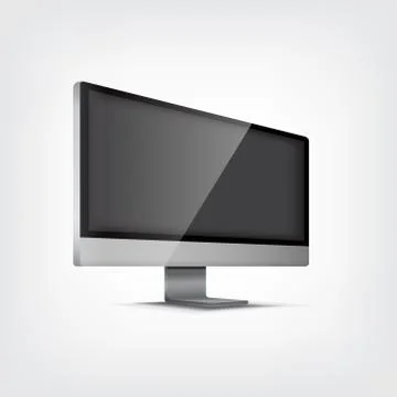 Computer Display, Graphic Concept Stock Illustration