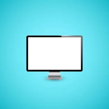Computer Display Illustration Stock Illustration