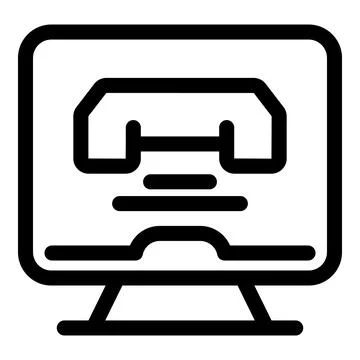 Computer displaying a 3d printing process icon Stock Illustration