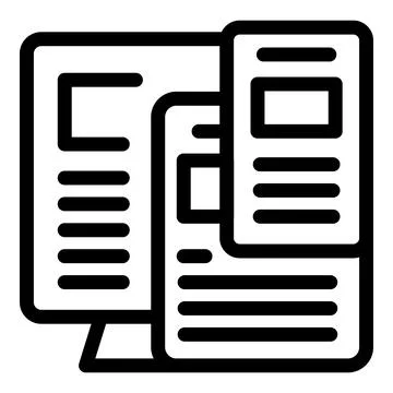 Computer displaying multiple documents for efficient digital workflow Stockillustratie