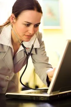 Computer doctor Stock Photos