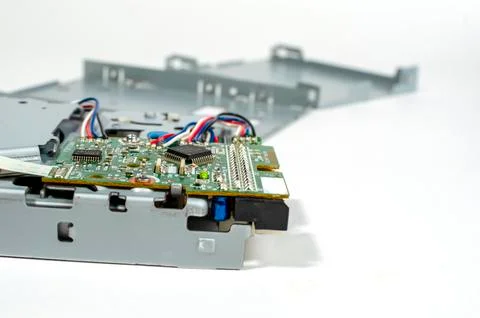 Computer drive for diskette information sources Foto stock