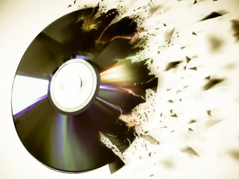 Computer dvd Foto stock