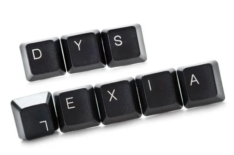 Computer dyslexia Stock Photos