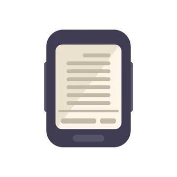 Computer ebook icon flat vector. Internet web イラスト素材