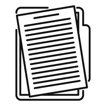 Computer editor icon, outline style イラスト素材