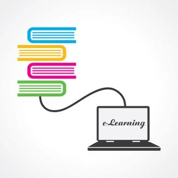 Computer education concept stock vector Stock Illustration