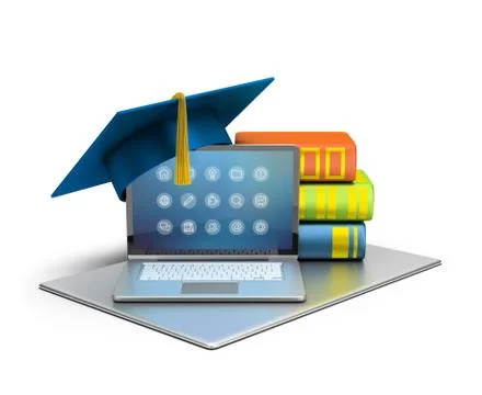 Computer education Stock Illustration