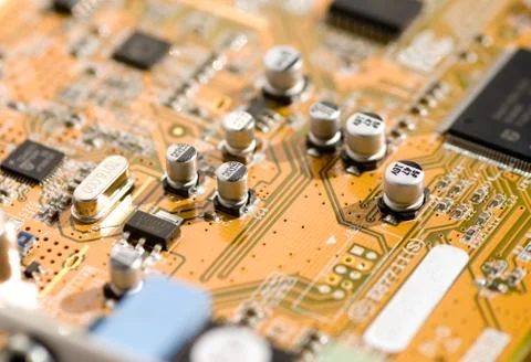 Computer electronic board Stock-Fotos