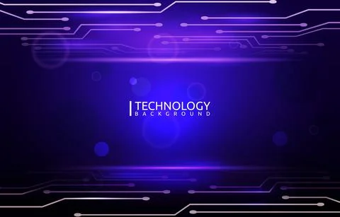 Computer Electronic Circuit Abstract Modern Technology Background 스톡 일러스트