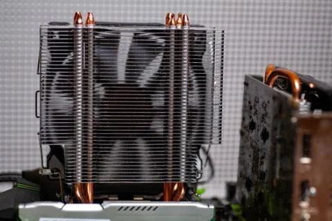 Computer electronic circuit board Stock Photos