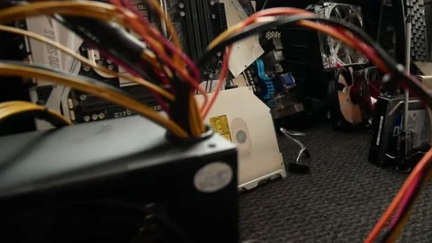 Computer Electronics Mainboards etc. Video stock 131672102