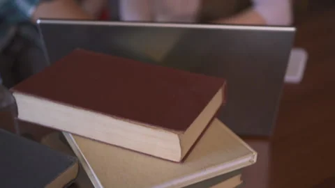 Computer Engineer Specialist Communicates With a Client. Senior Manager Teaches. Stock-Footage 130409281