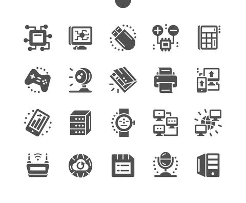 Computer engineering. Cloud storage. Data exchange and database. Stock Illustration