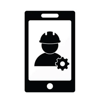 Computer engineering.  Computer repairing,  fix computer, internet icon. Stock Illustration