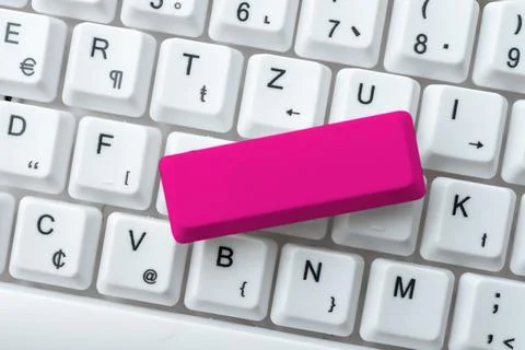 Computer Engineering Concept, Abstract Repairing Broken Keyboard, Safe Website Foto stock