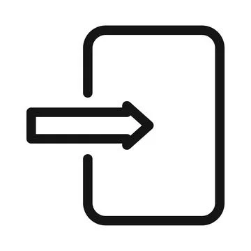 Computer Enter Button Icon for Data Entry Illustrazione stock