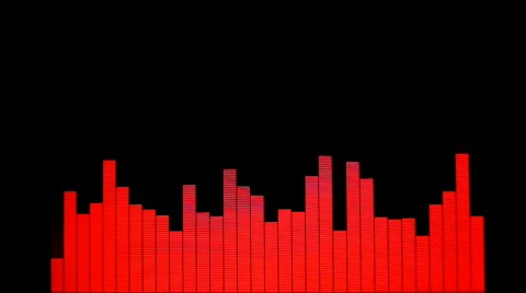 Computer equalisers music sound audio graphic party disco Stock Footage 846843