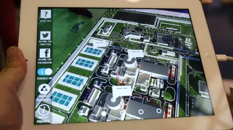 Computer equipped with program converts plane picture into 3D image Stock Footage 62350266