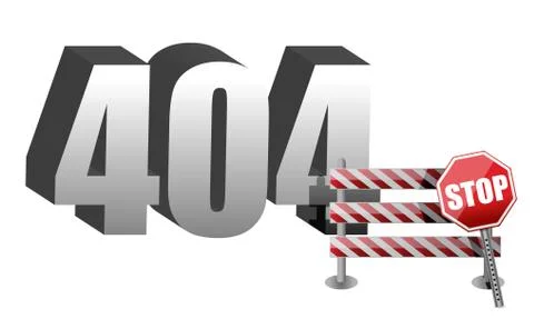 Computer error 404 Stock Illustration