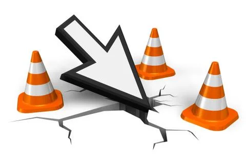 Computer error concept Stock Illustration