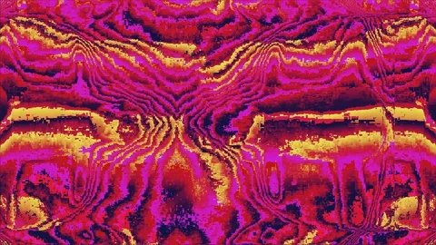 Computer error effect dynamic cyberpunk trendy glittering background. Stock Footage 121123275